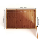 6 x 4 Woodsman Shiplap Pent - Glass
