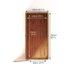 8 x 4 Woodsman Shiplap Pent - Styrene