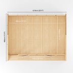 Sherwood Creswell 6m x 4m Insulated Garden Room - (UPVC Windows & Doors) - Oak