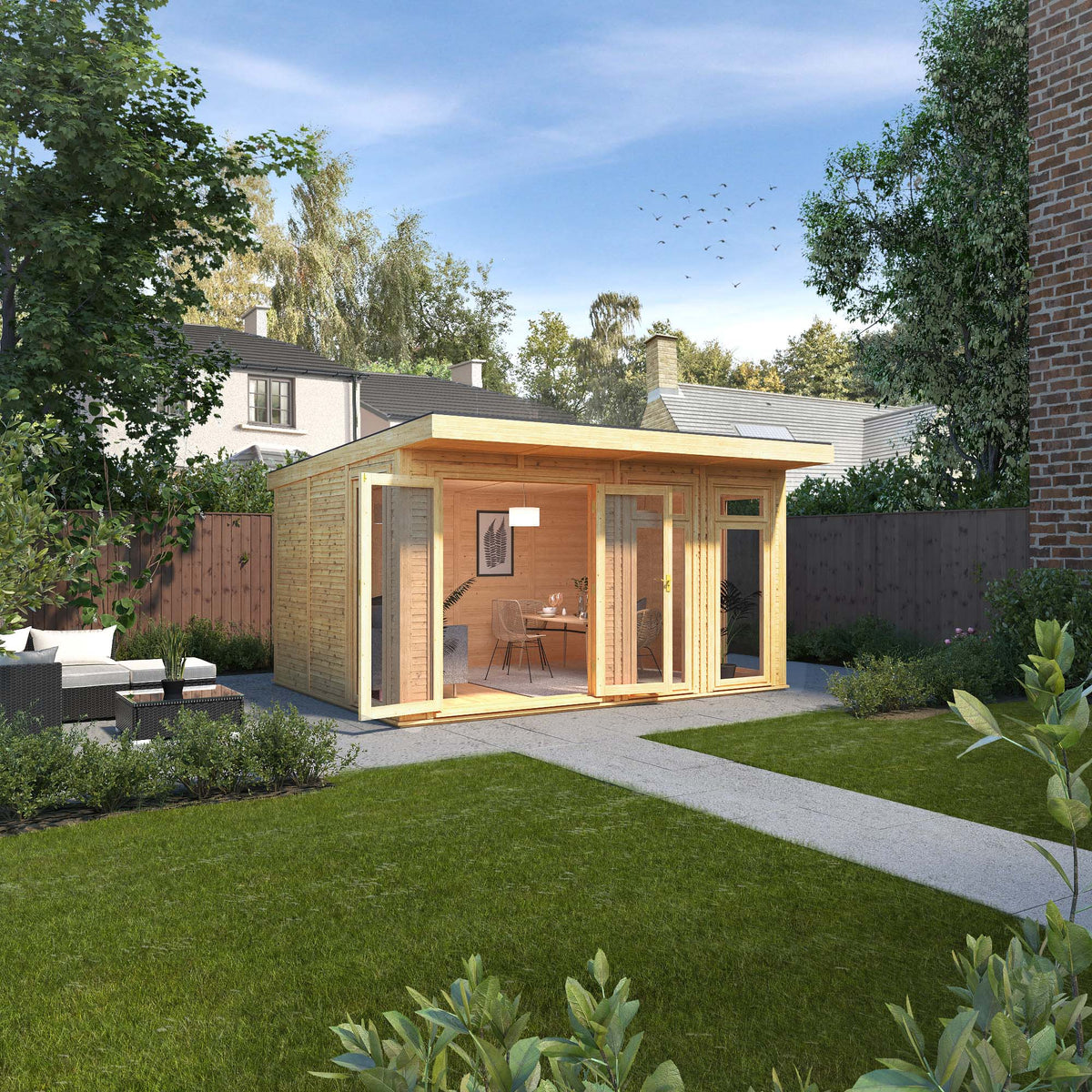 Sherwood Edwinstowe 4m x 3m Insulated Garden Room