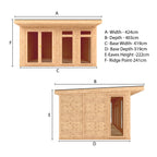 Sherwood Edwinstowe 4m x 3m Insulated Garden Room