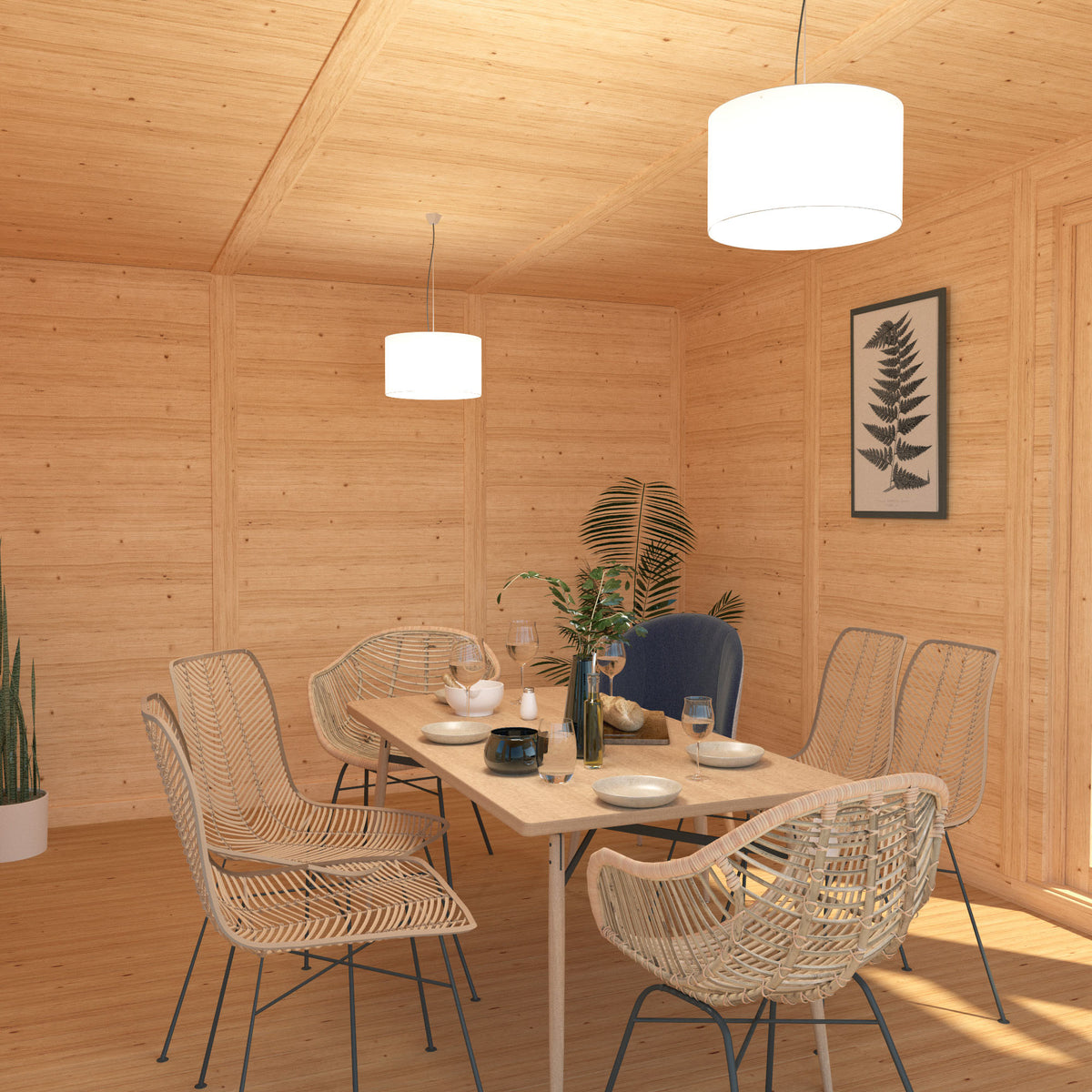 Sherwood Edwinstowe 6m x 3m Insulated Garden Room