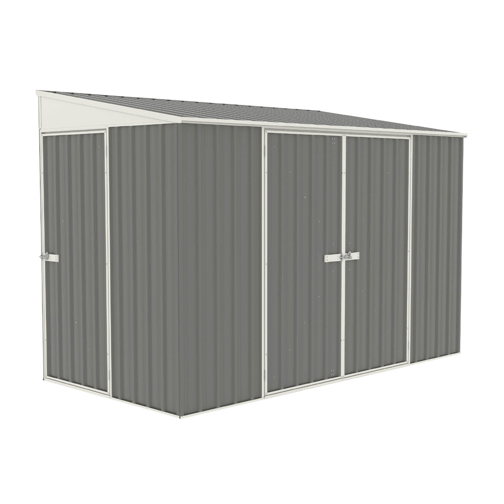 Absco Bike Shed 3.00m x 1.52m - (Woodland Grey)