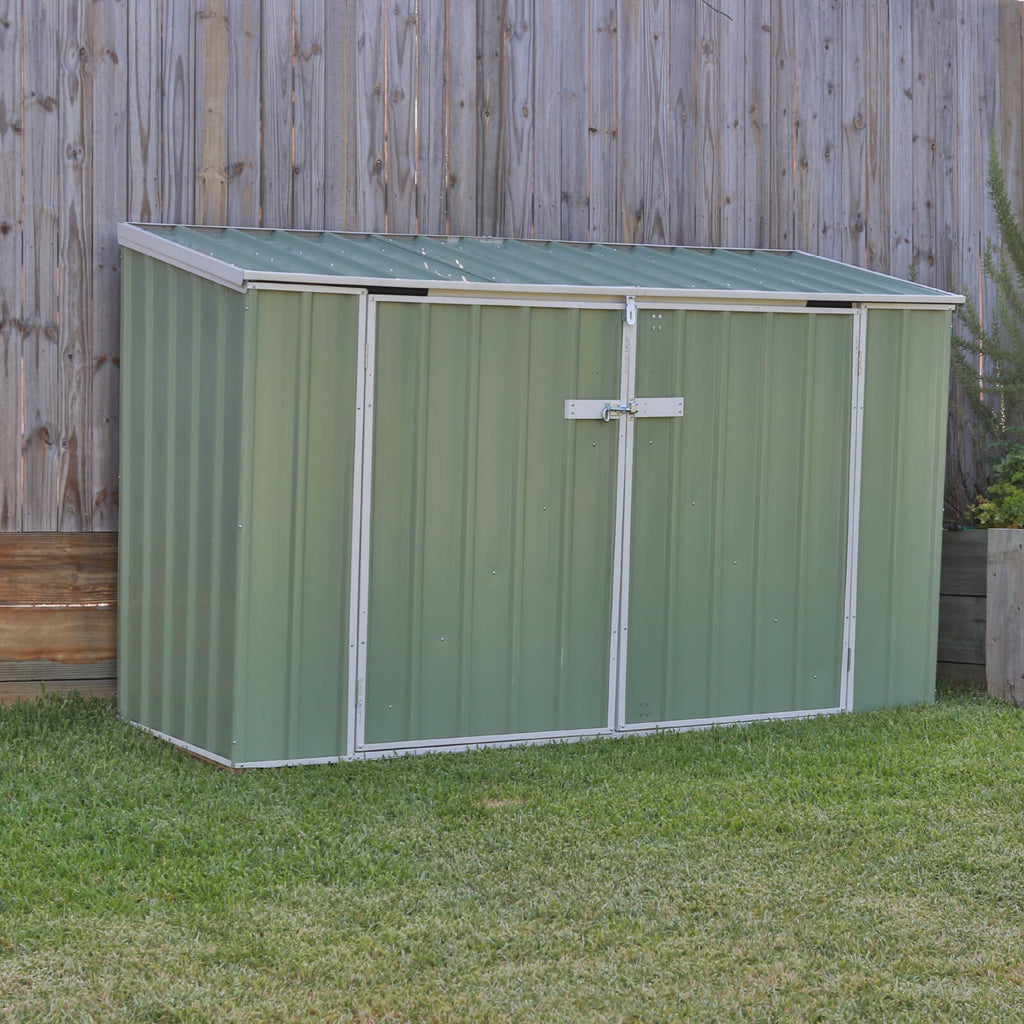 Absco Bike Store 2.26m x 0.78m - (Pale Eucalyptus)