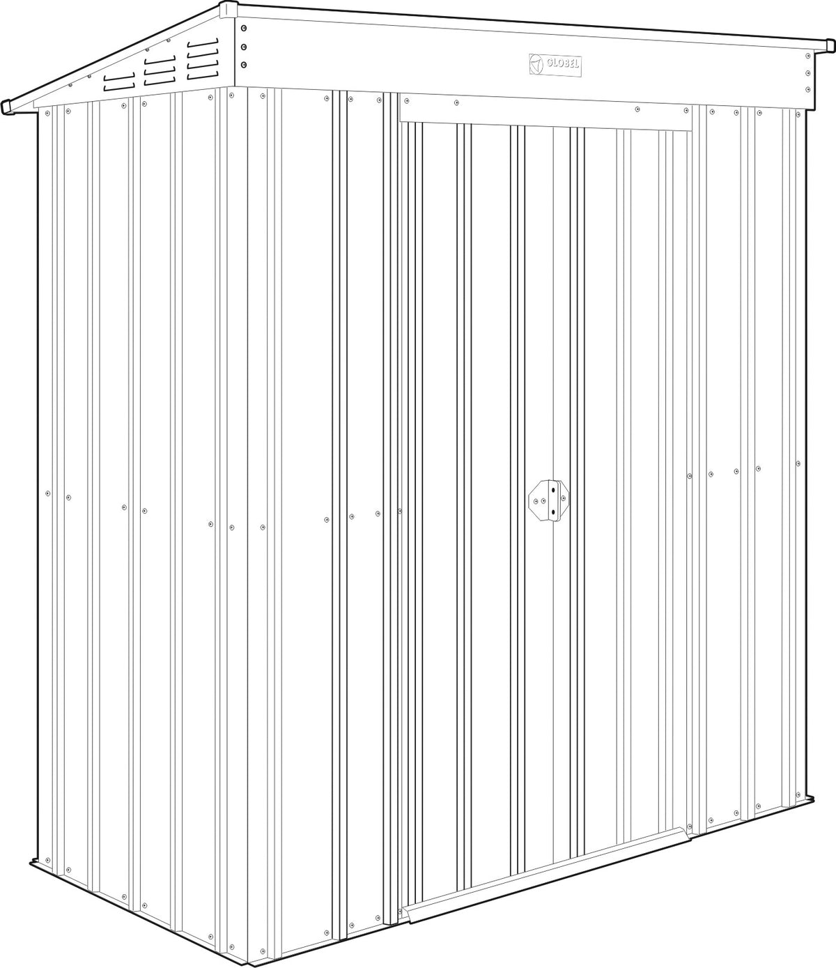 6 x 3 Globel Pent - Grey
