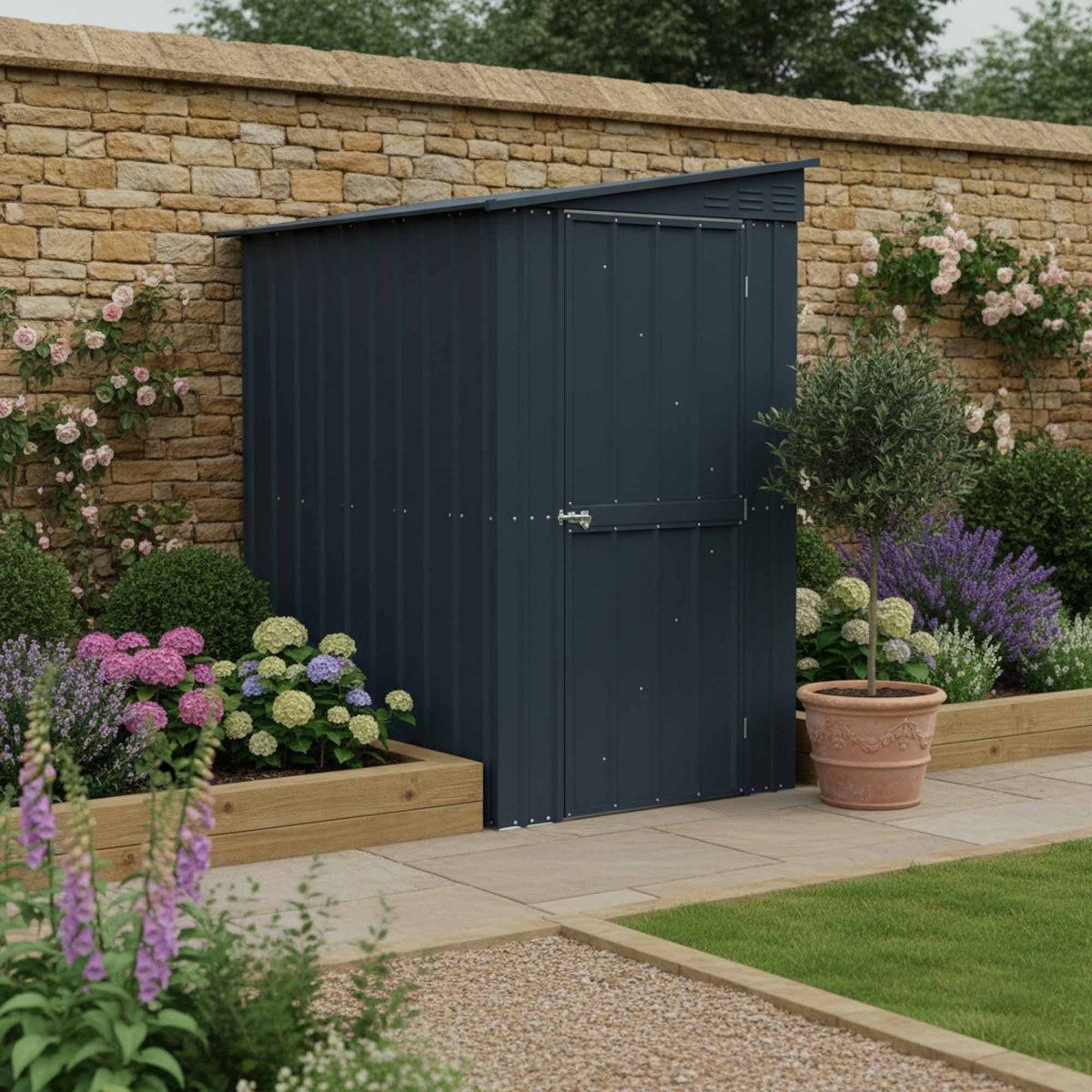 4 x 6 Globel Lean-To Grey