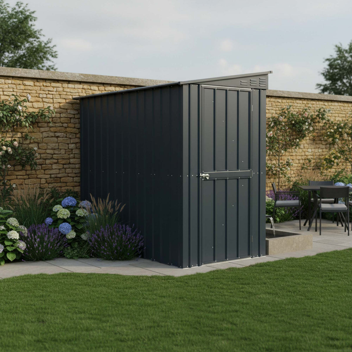 4 x 8 Globel Lean-To Grey