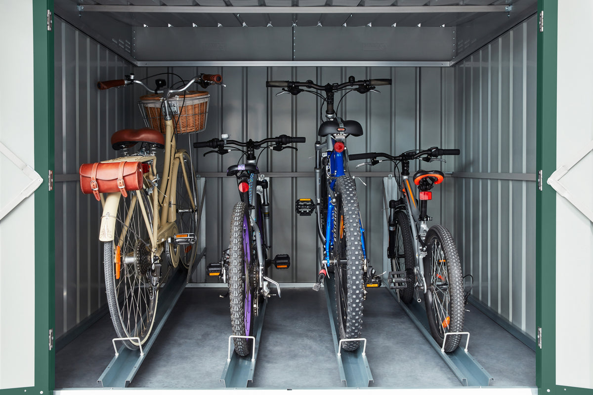 6 x 6 Globel Bike Locker - Green