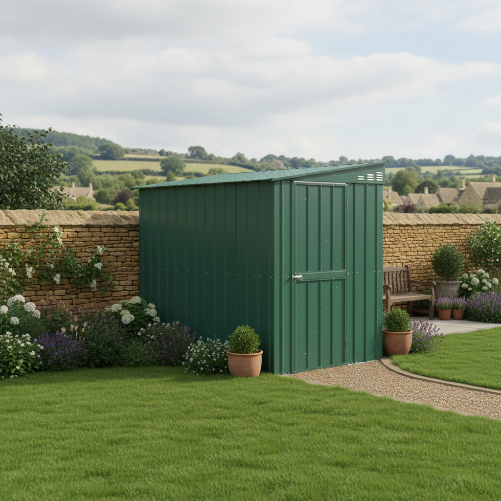 5 x 8 Globel Lean-To Green