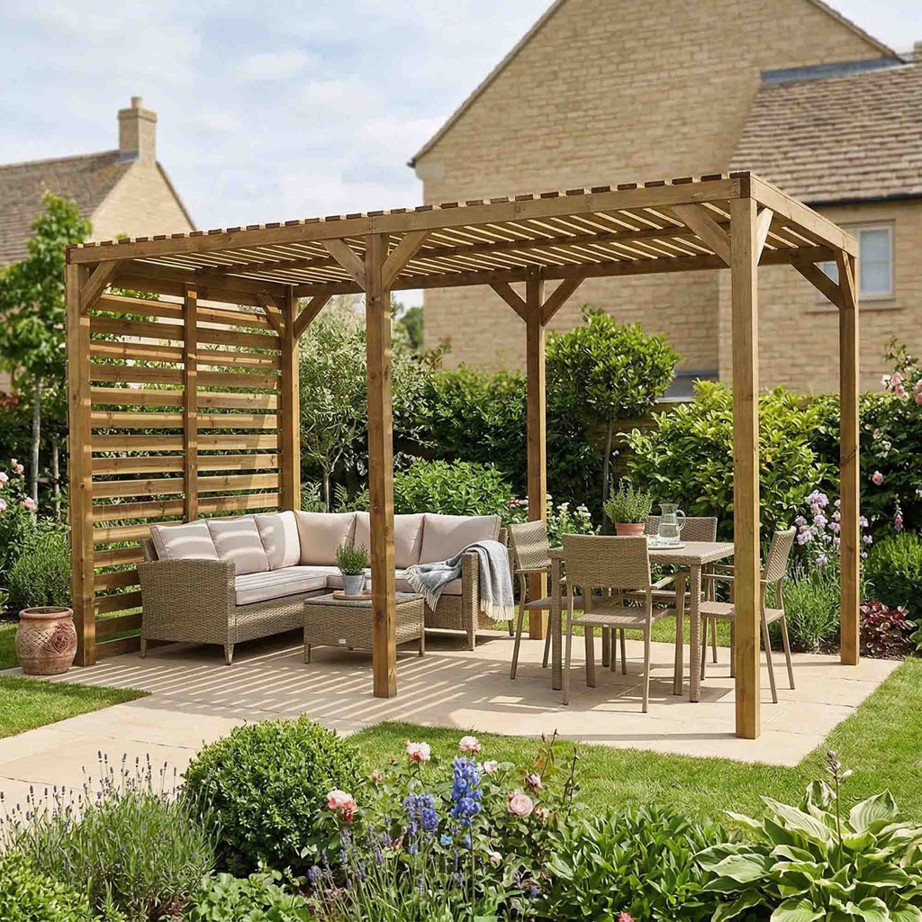 4m x 2m Modern Pergola