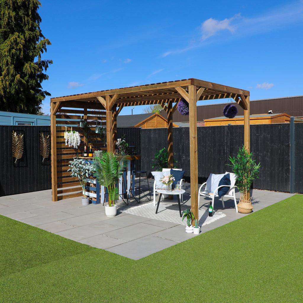 4m x 2m Modern Pergola