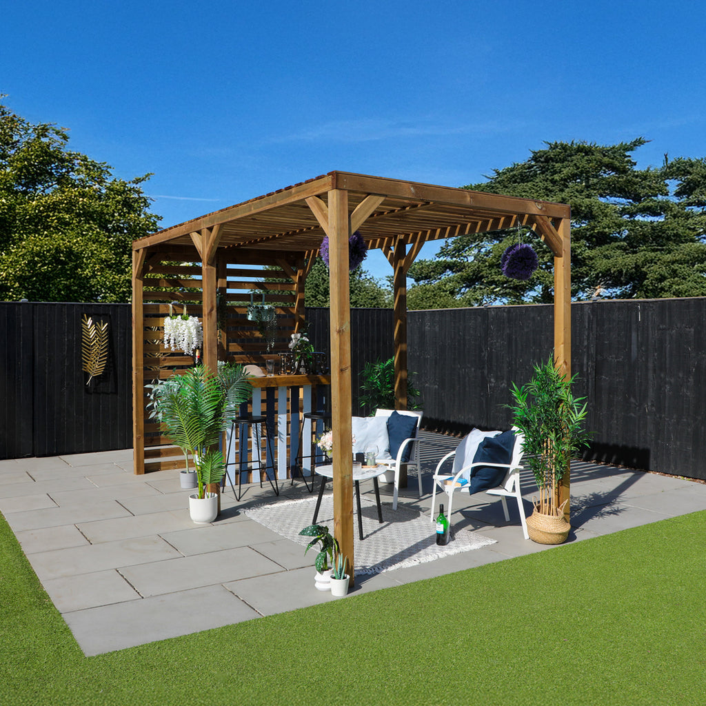 4m x 2m Modern Pergola