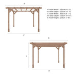 3m x 3m Traditional Pergola