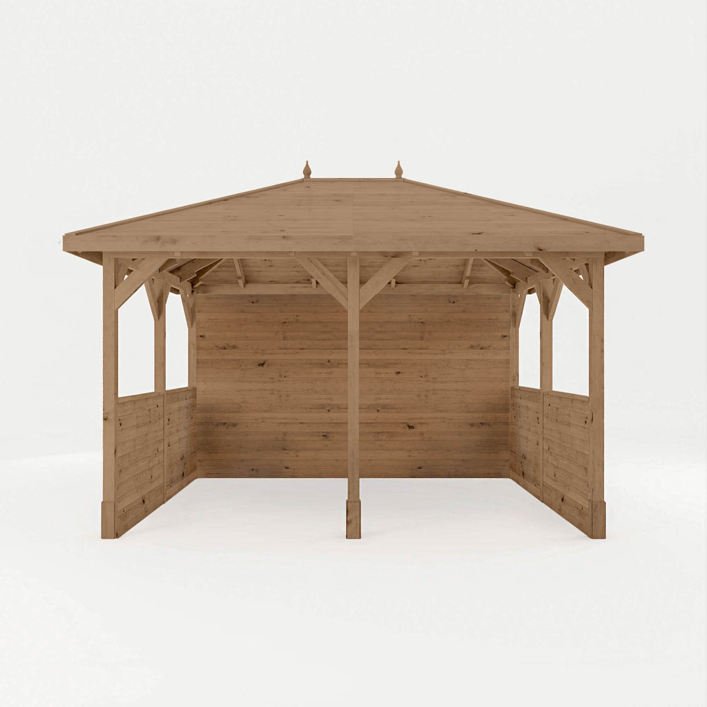 3m x 4m Traditional Gazebo With Side Panels