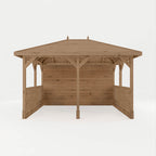 3m x 4m Traditional Gazebo With Side Panels