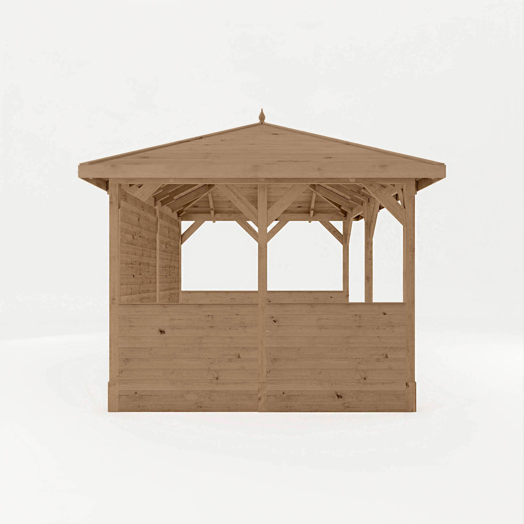3m x 4m Traditional Gazebo With Side Panels