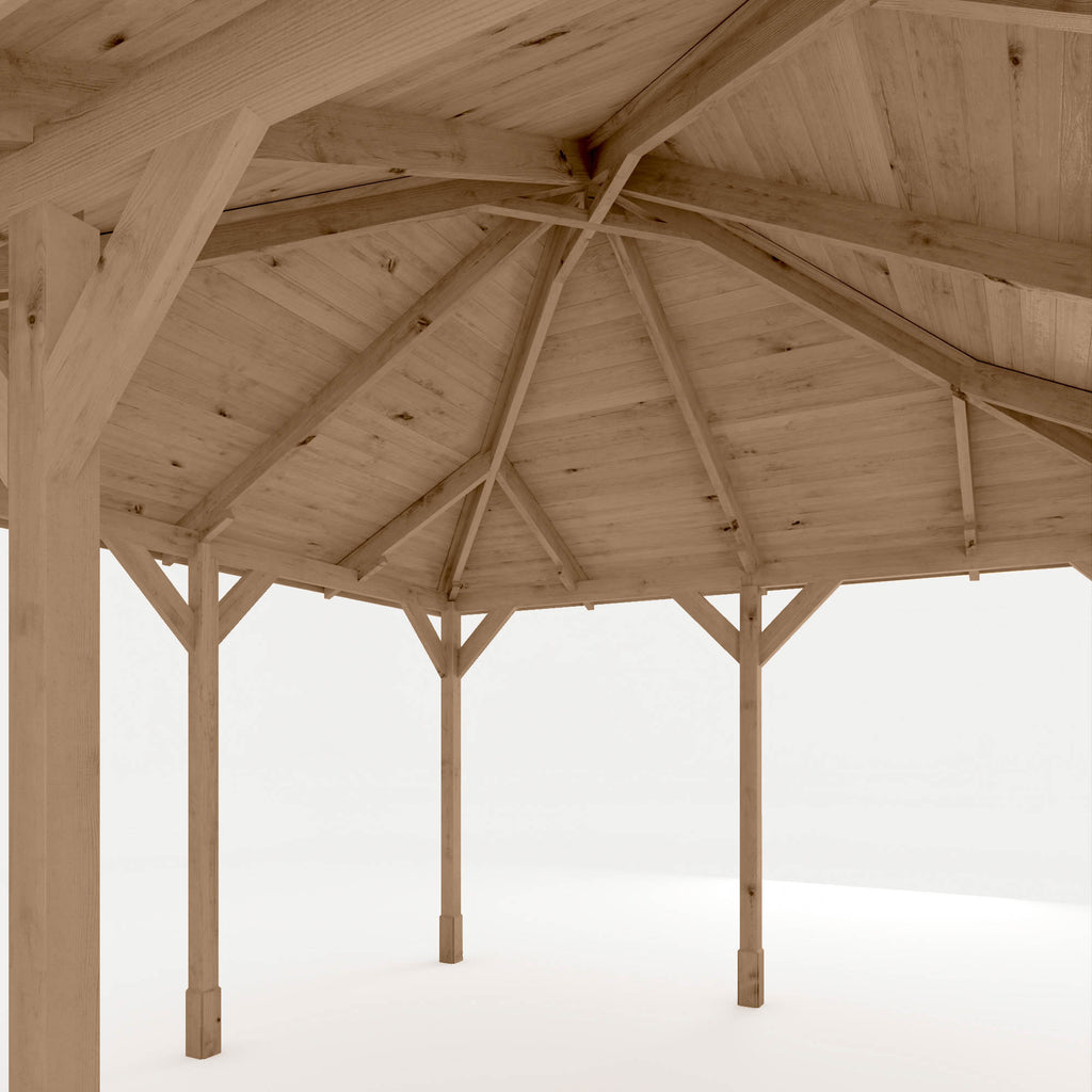 4m x 4m Traditional Gazebo