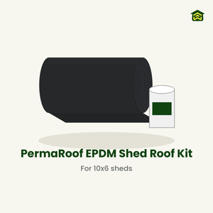 PermaRoof EPDM Shed Roof Kit 10x6