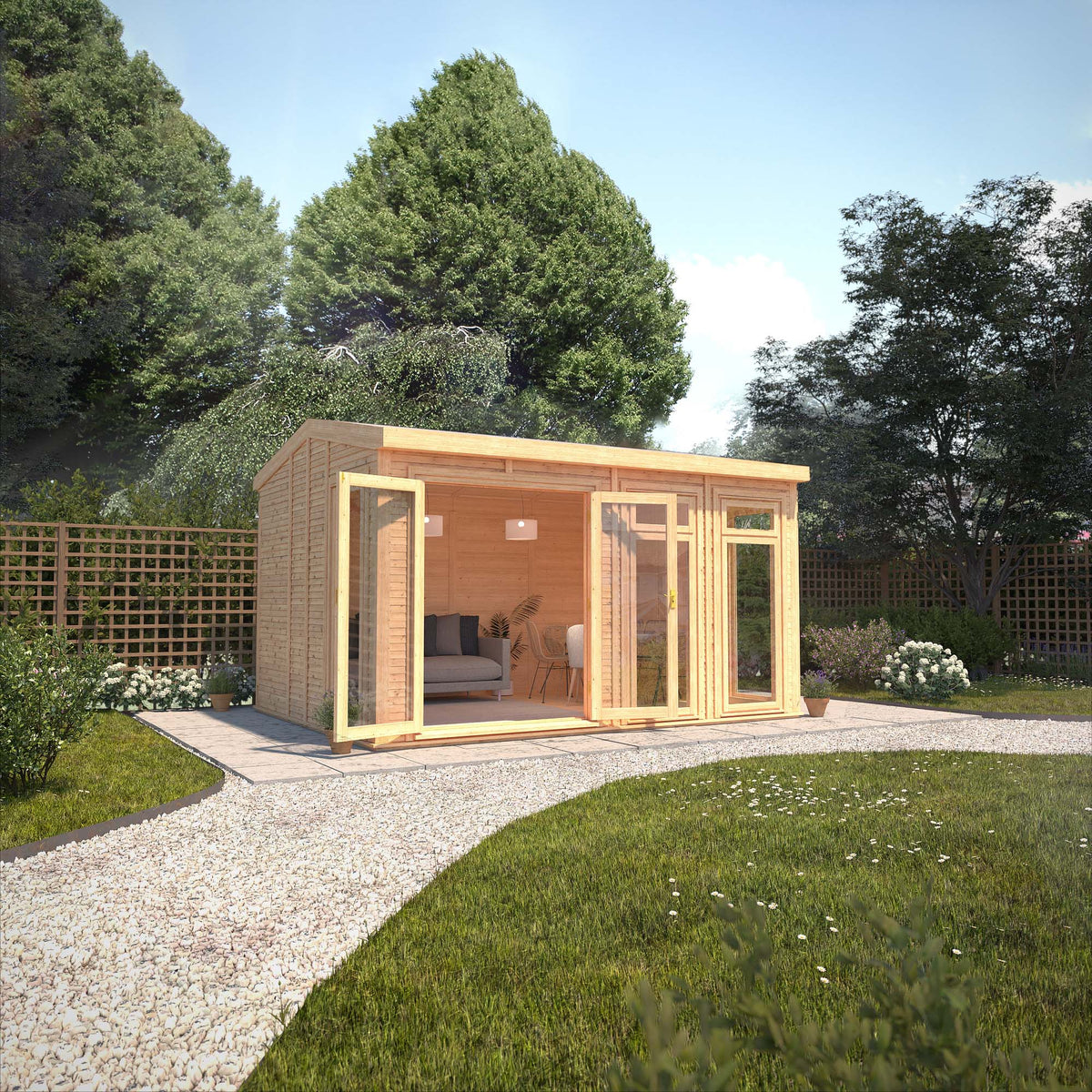 Sherwood Rufford 4m x 3m Insulated Garden Room