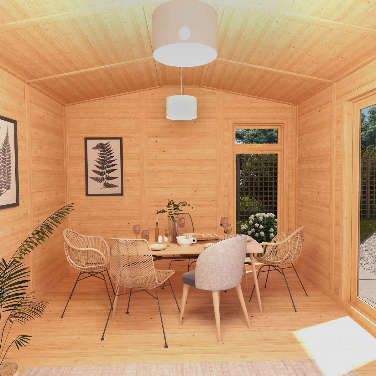 Sherwood Rufford 4m x 3m Insulated Garden Room