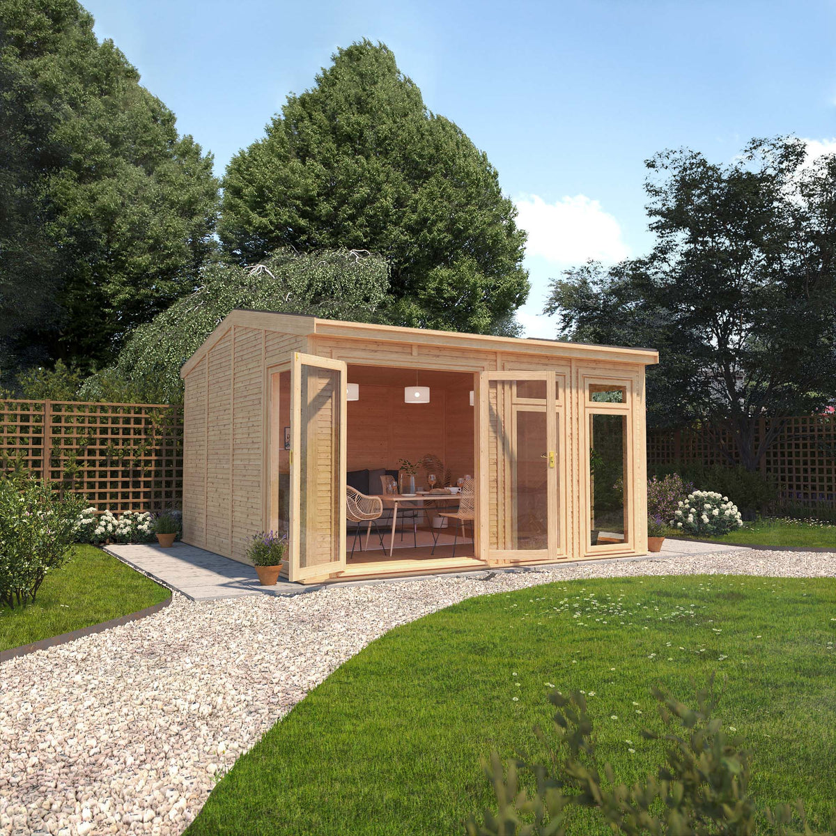 Sherwood Rufford 4m x 4m Insulated Garden Room