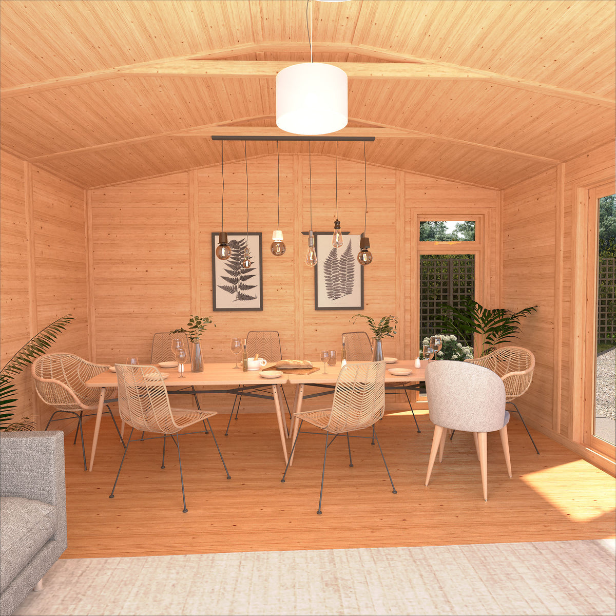 Sherwood Rufford 4m x 4m Insulated Garden Room