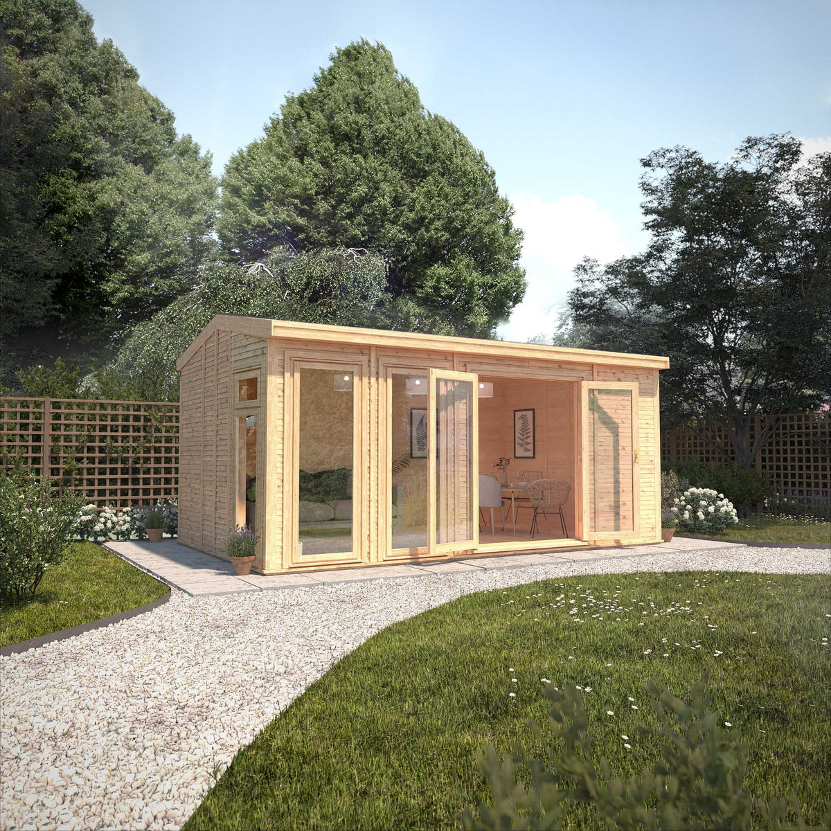 Sherwood Rufford 5m x 3m Insulated Garden Room