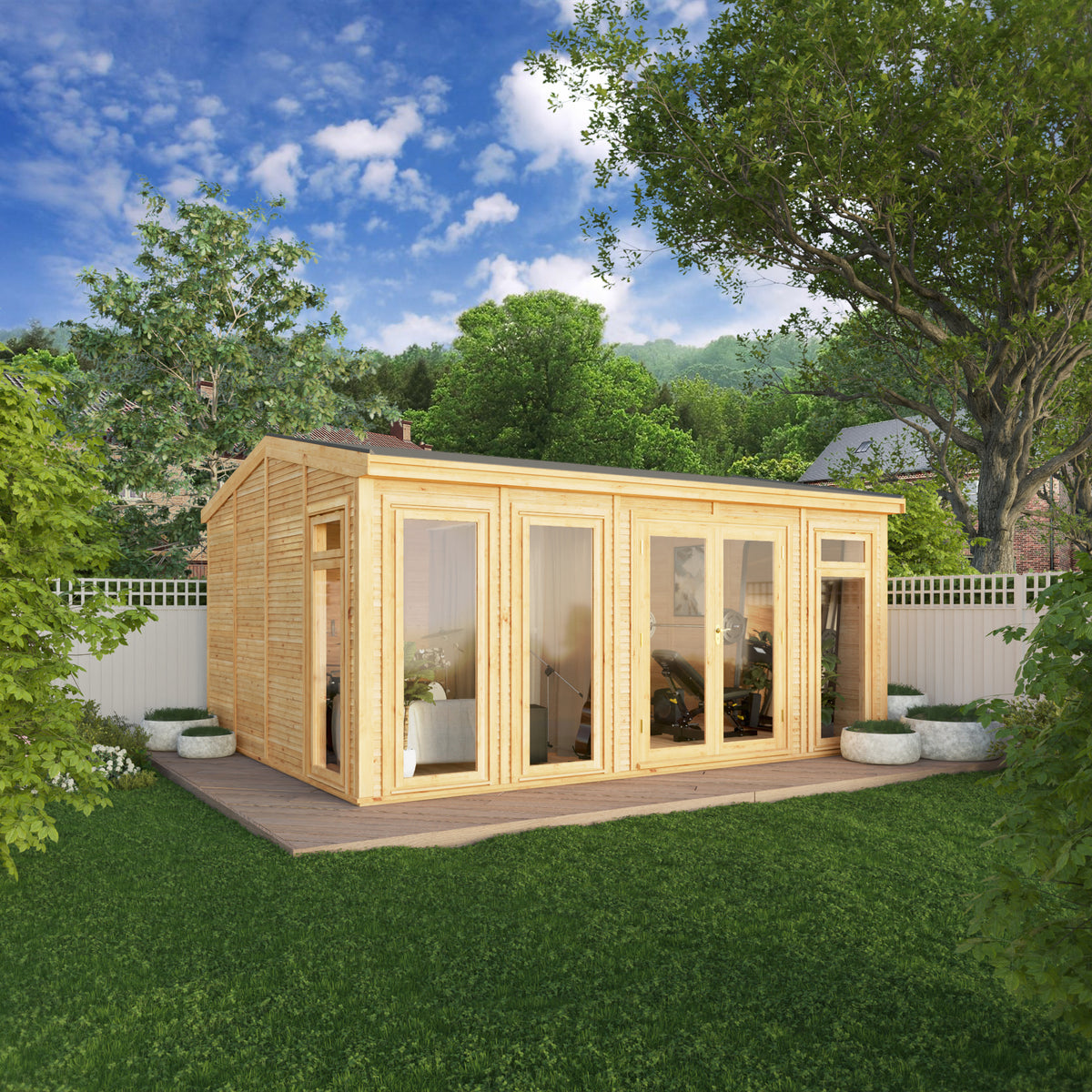 Sherwood Rufford 5m x 4m Insulated Garden Room