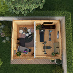 Sherwood Rufford 5m x 4m Insulated Garden Room