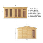 Sherwood Rufford 5m x 4m Insulated Garden Room