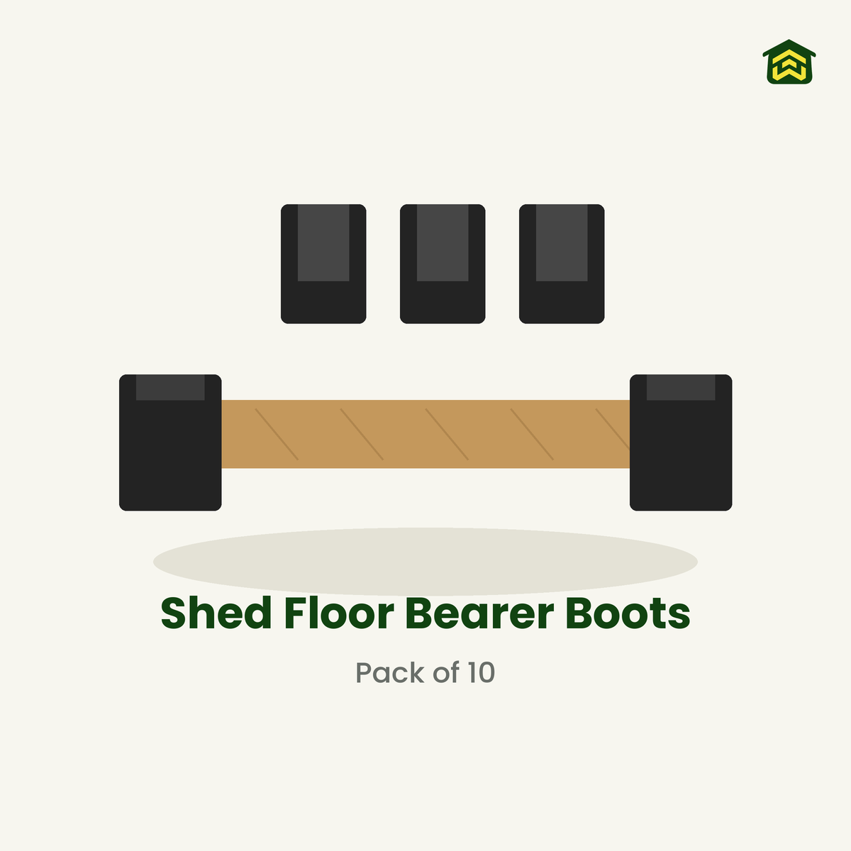 Shed Floor Bearer Boots (10 Pack)