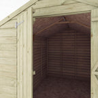 8 x 6 Overlap Apex - Double Door - Windowless