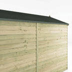8 x 6 Overlap Apex - Double Door - Windowless