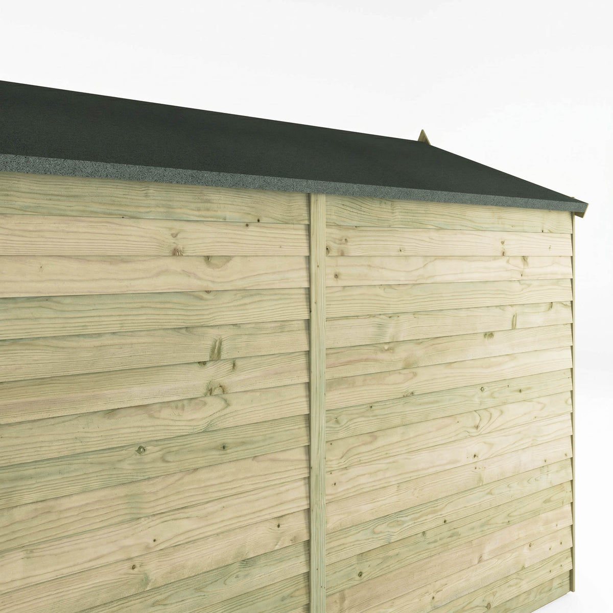 8 x 6 Overlap Apex - Double Door - Windowless