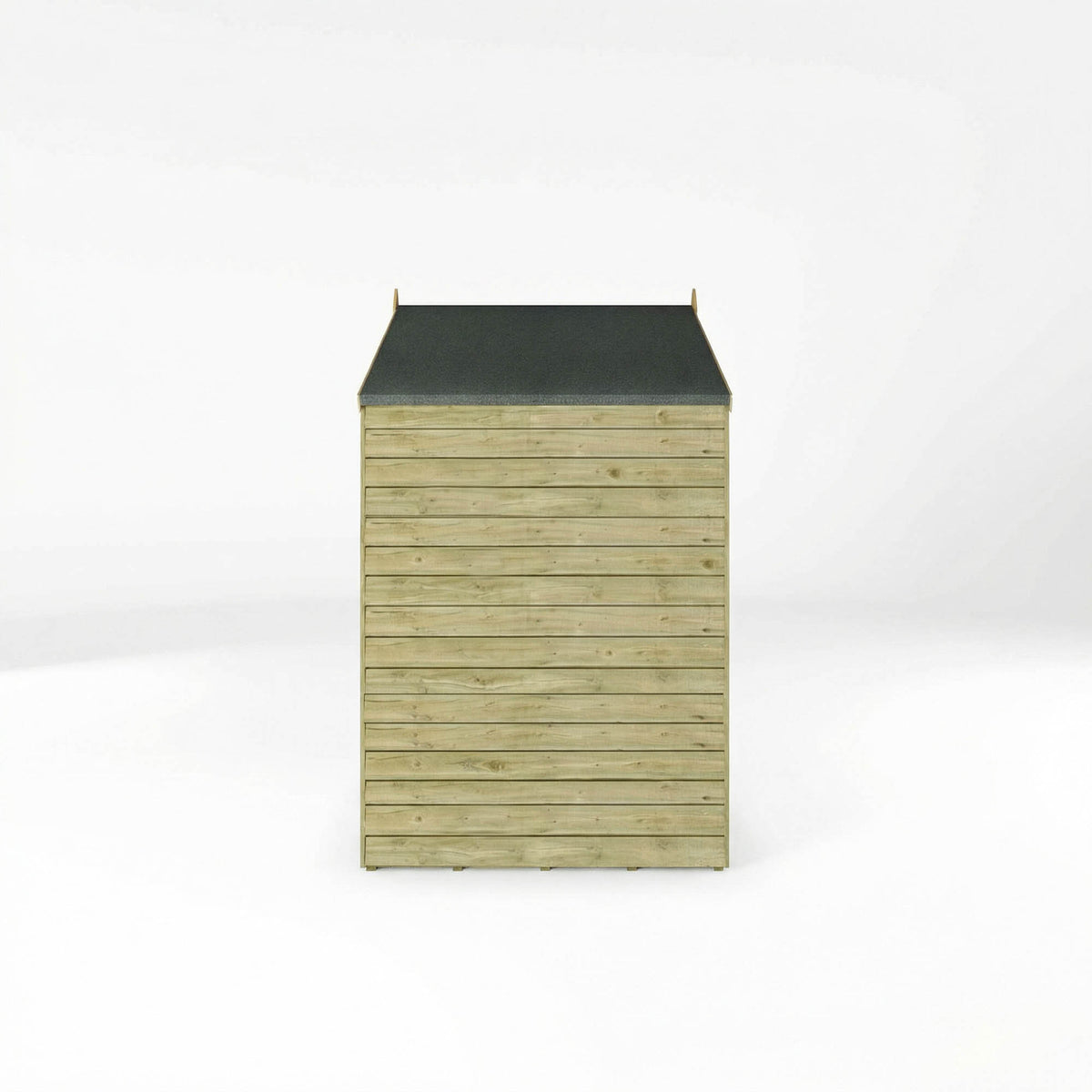 4 x 6 Overlap Apex - Double Door - Windowless