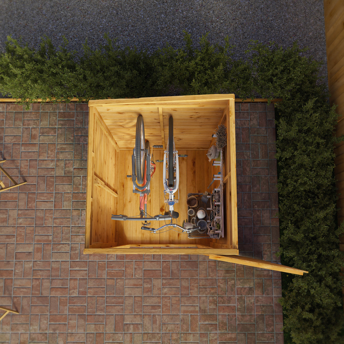 4 x 4 Modular Shiplap Pent - Windowless