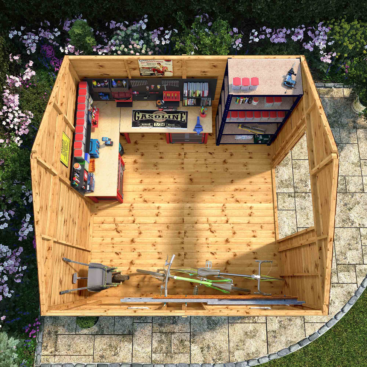 10 x 10 Premium Shiplap Apex Workshop