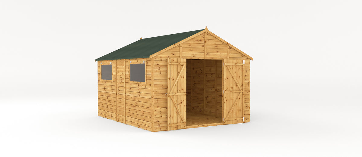 12 x 10 Premium Shiplap Apex Workshop