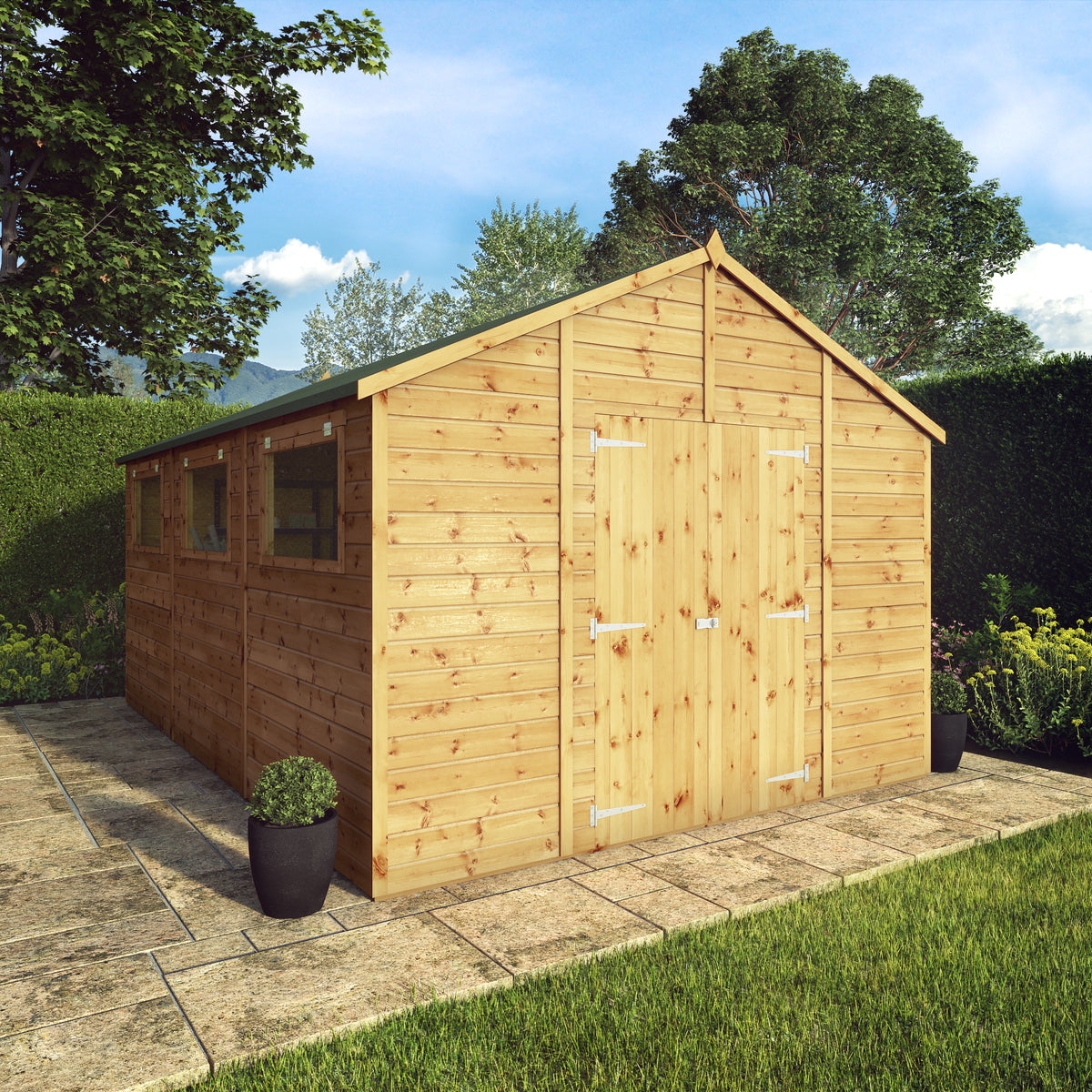 15 x 10 Premium Shiplap Apex Workshop