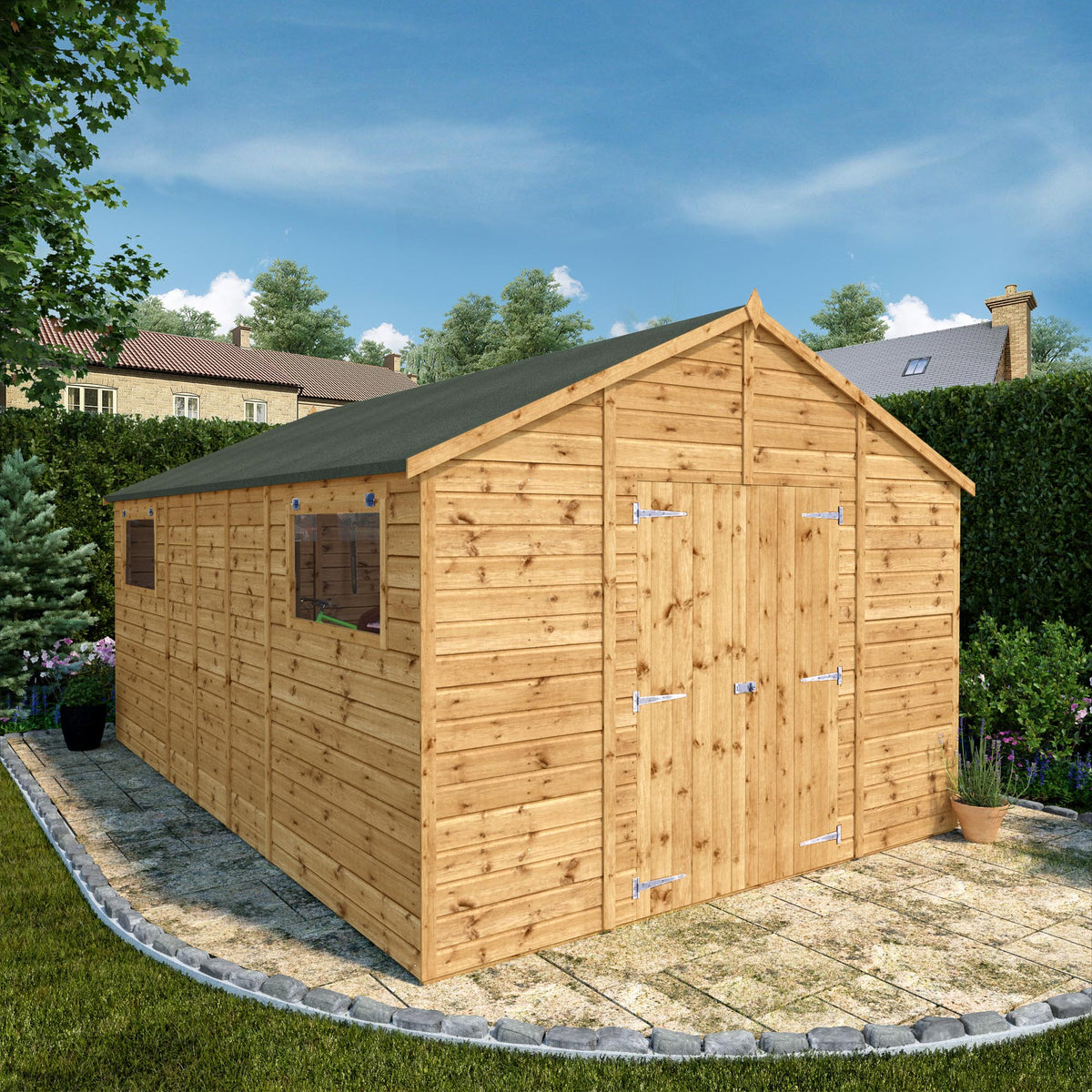 16 x 10 Premium Shiplap Apex Workshop
