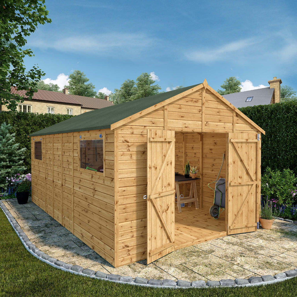 16 x 10 Premium Shiplap Apex Workshop