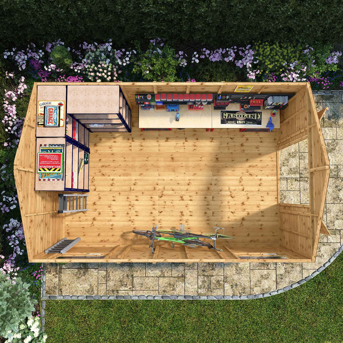 16 x 10 Premium Shiplap Apex Workshop
