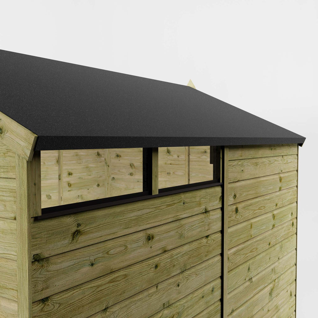 8 x 6 Shiplap Security Apex
