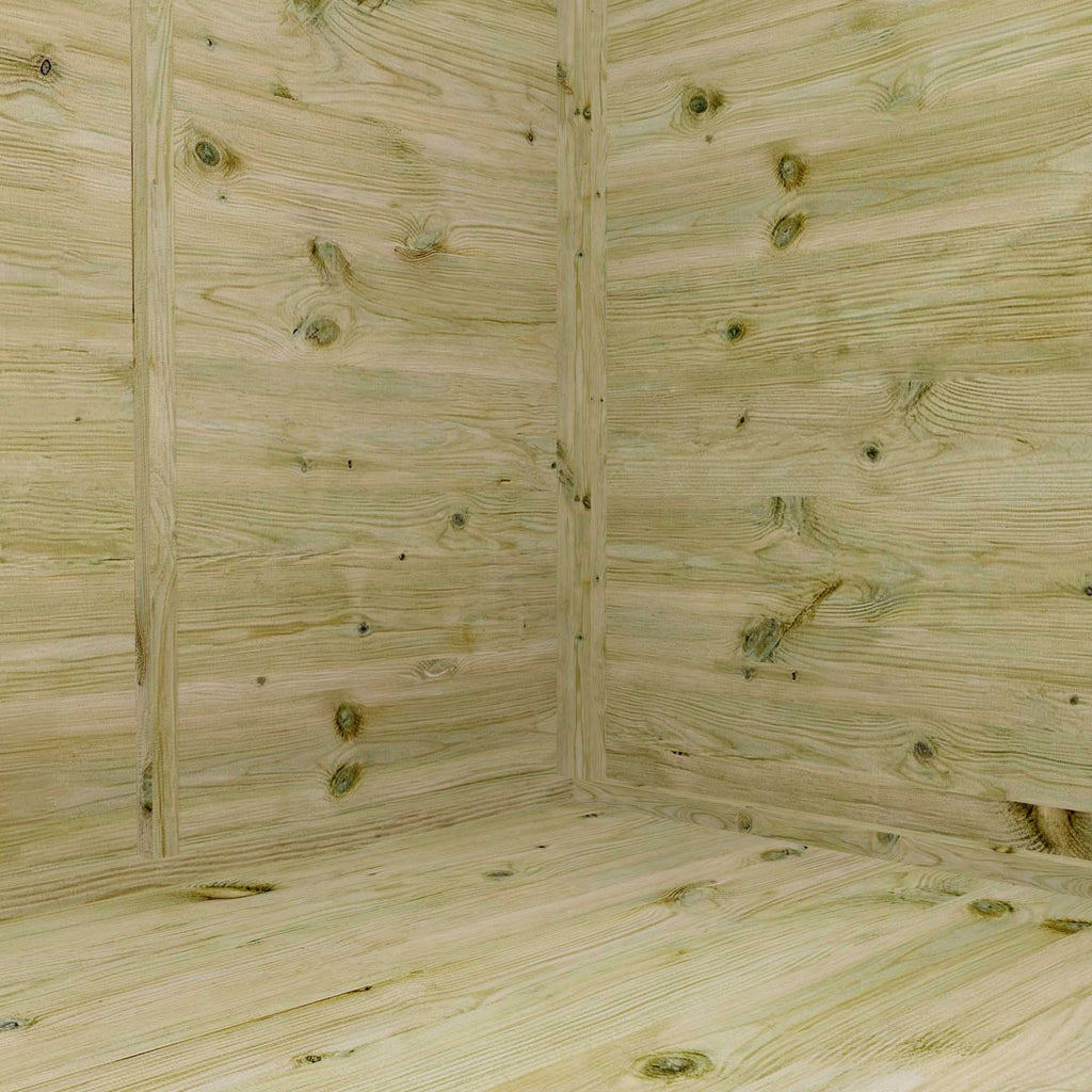 8 x 6 Shiplap Security Apex