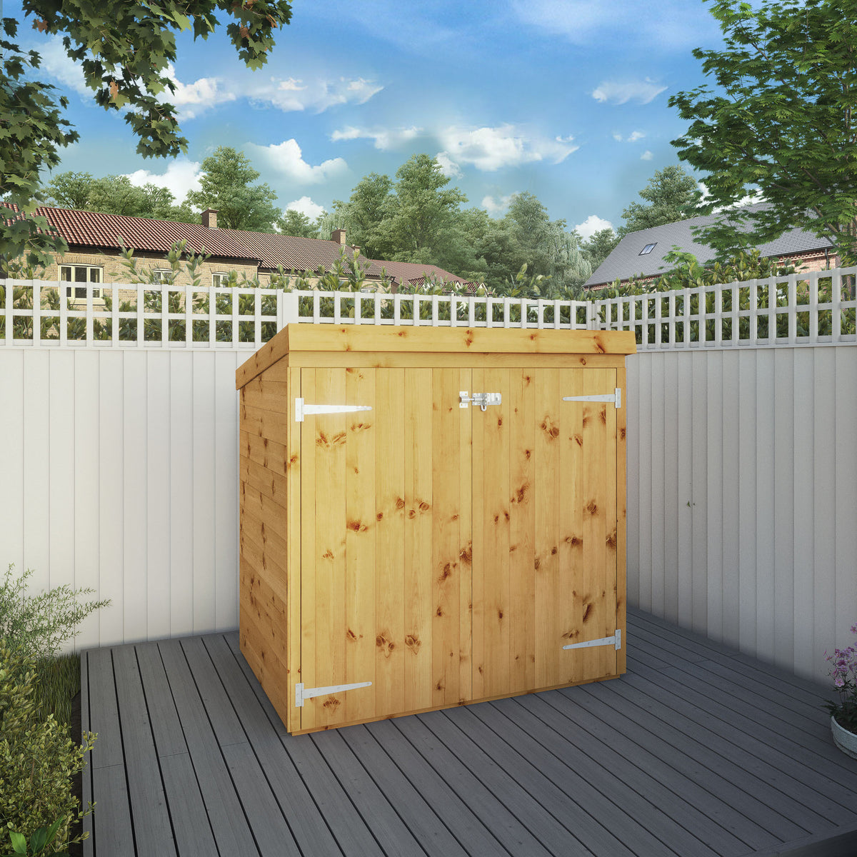 3 x 5 Shiplap Pent Mower Store