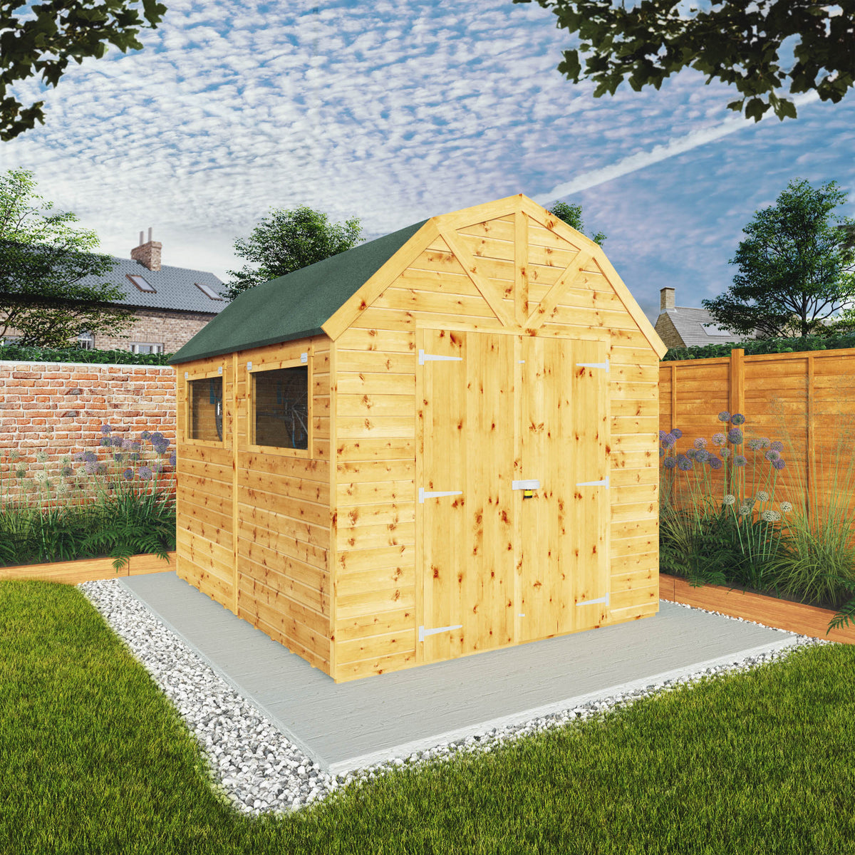 10 x 8 Premium Shiplap Dutch Barn