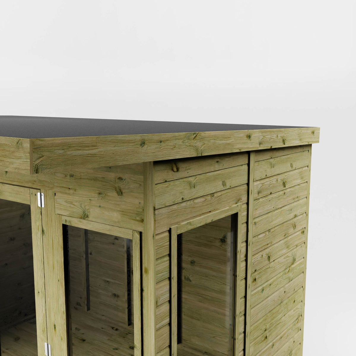 12 x 8 Premium Garden Room Summerhouse With Side Shed