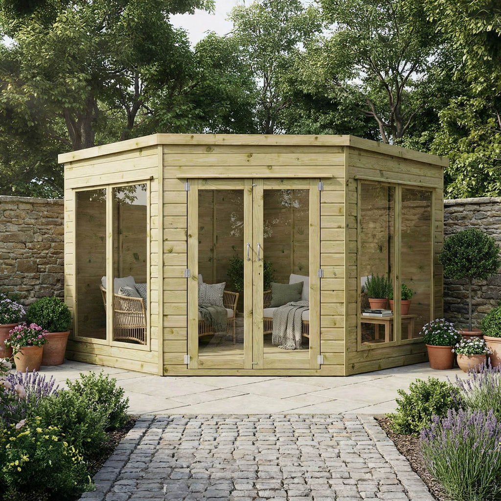 9 x 9 Premium Corner Summerhouse