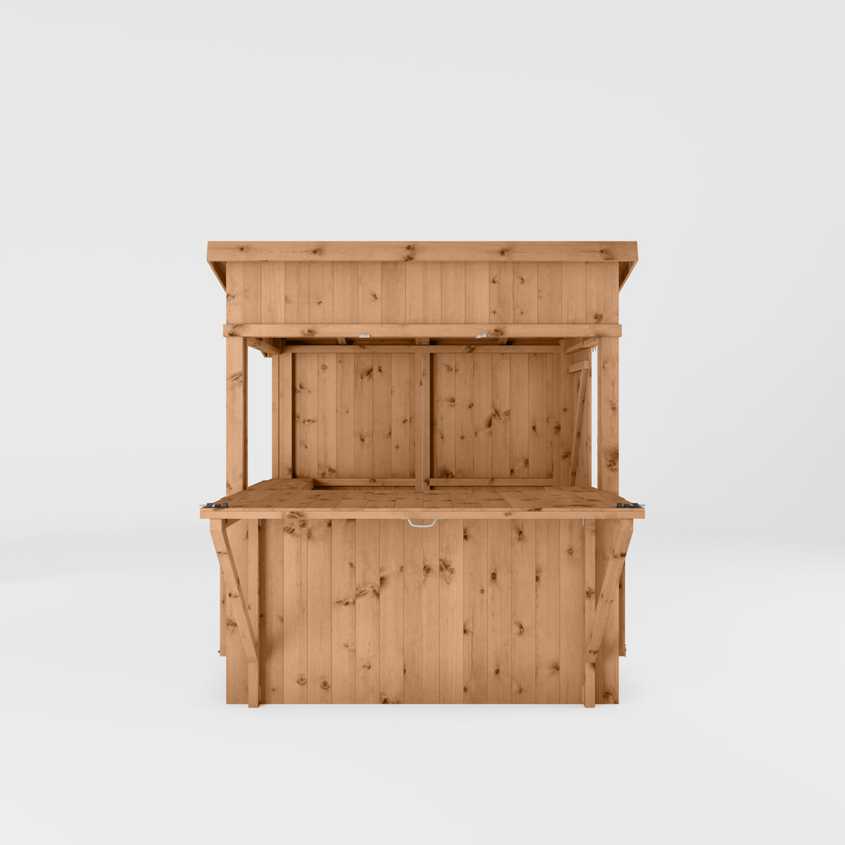 Premium Pressure Treated Garden Bar 6 x 4 With Shutters