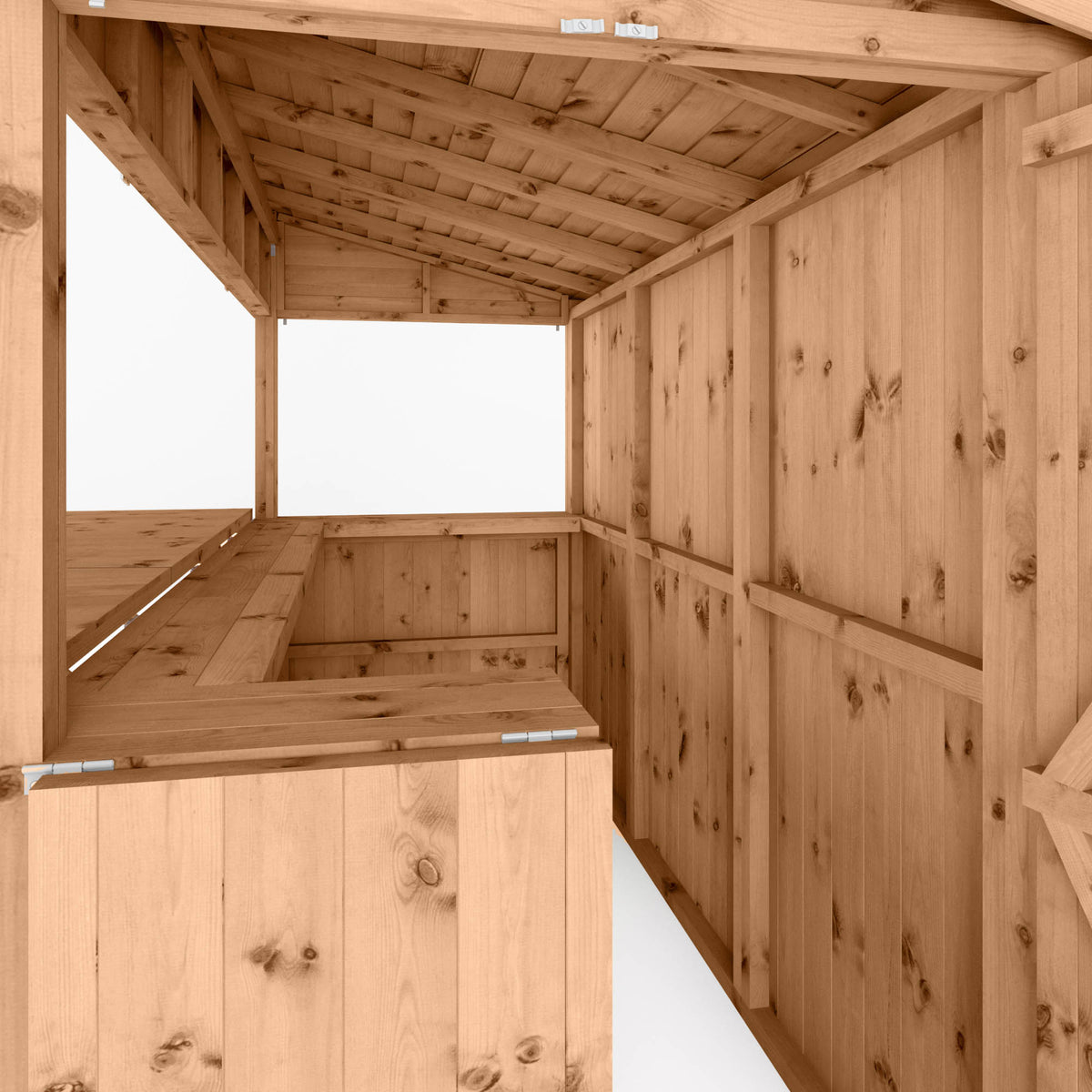 Premium Pressure Treated Garden Bar 9 x 4 With Shutters